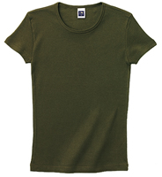 00160-WCN リブクルーネックTシャツ