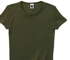 00160-wcnリブクルーネックTシャツ